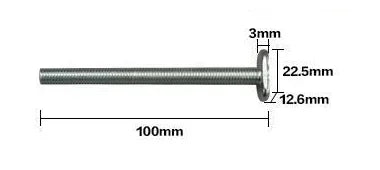 M8 T-Track Bolts 100mm – Woodworking DIY Linear Rail T-Track Bolt Set Richie's