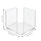 3-Pack Clear Acrylic Corner Floating Wall Shelves | No-Drill Corner Wall Shelf Richie's