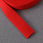 5M Red Wool Felt Ribbon for DIY Crafts & Christmas Decor Felt Craft Ribbon Richie's