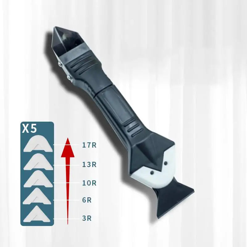5-in-1 Silicone Caulking Tool Kit with 5 Scraper Heads Caulking Tool Kit Richie's A1