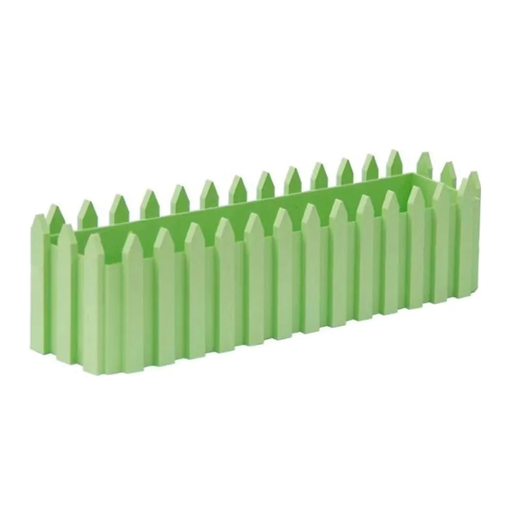 Rectangular Fence Flower Pots – Reusable Seedling Starter Trays Fence Flower Pot Richie's Green
