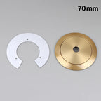 Aluminum Arc Cap Glass Globe Lampshade Holder – Flying Saucer Lampshade Holder Cap Richie's 70mm Copper