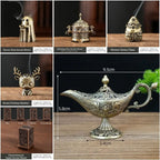 Alloy Incense Burner Carved Hollow Sandalwood Plate Holder Incense Burner Richie's