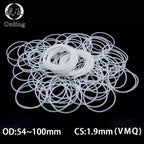 5-Pack VMQ Silicone O-Ring Gaskets CS1.9mm – Heat-Resistant Seals Silicone O-Ring Gasket Richie's