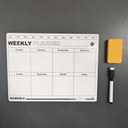 Magnetic Weekly Planner Whiteboard | Erasable Schedule Board Whiteboard Planner Richie's