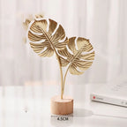Golden Ginkgo Leaf Metal Ironwork Home Decor Ornament Home Decor Ornament Richie's C