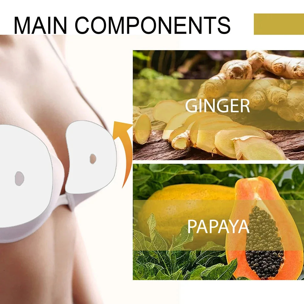 Eelhoe Ginger Papaya Breast Firming Patches 10/20/30 Pcs Breast Firming Patches Richie's