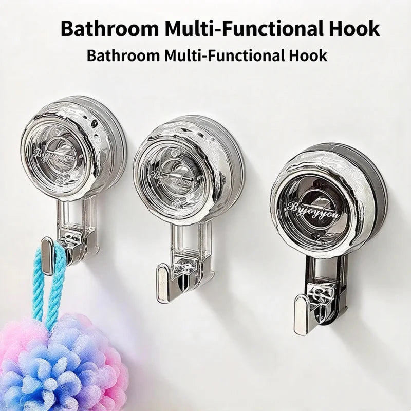 Suction Cup Wall Hooks No-Drill Reusable Towel Hanger Suction Cup Hook Richie's