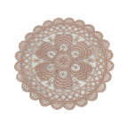 Lace Embroidered Round Coaster – Retro Vintage Cloth Dining Mat Embroidered Coaster Richie's -Coffee-1 One Size