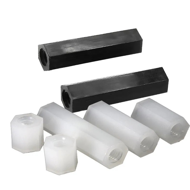 Nylon Standoff Spacers M2–M5 Female-to-Female PCB Screw Columns Nylon Standoff Spacers Richie's