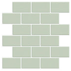 3D Brick Peel & Stick Wall Stickers – PVC Subway Tile Decals Wall Tile Stickers Richie's Green
