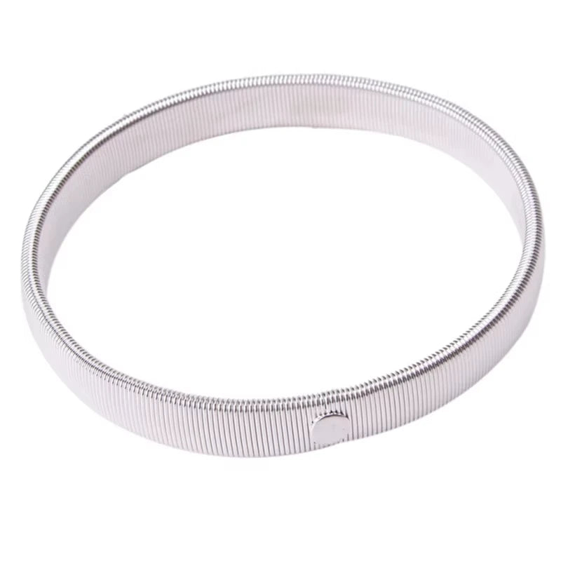 Elastic Shirt Sleeve Holders Metal Armbands – 1 or 2 Pack Sleeve Holder Armband Richie's Silvery-1Pc
