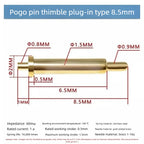 DIP SMD Double Spring PCB Pogo Pin Connectors 20/50/100 Pcs