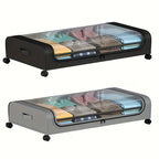 Under Bed Storage Bins with Wheels & Lid | Home Organizer Under Bed Storage Bin Richie's