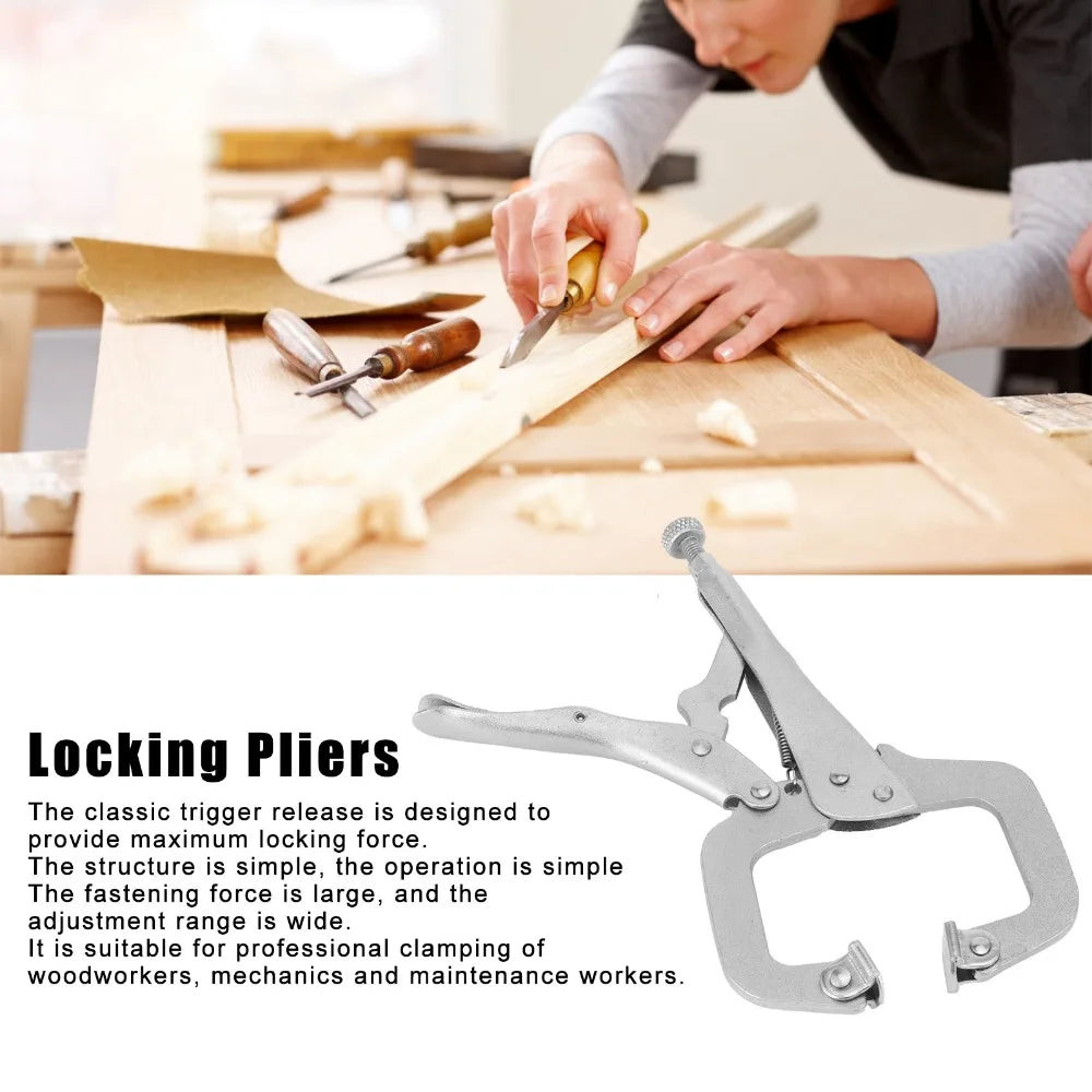 Square Jaw Locking Pliers – Heavy Duty Adjustable Clamp Tool Locking Pliers Richie's