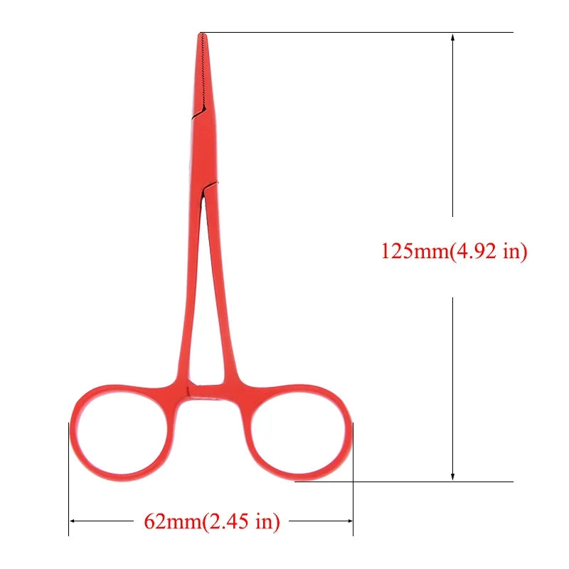 Stainless Steel Straight Hemostat Clamp for Pet Grooming Pet Grooming Clamp Richie's