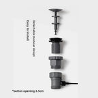 Button Control Washbasin Drain Plug – Insect-Proof Stopper Bathroom Drain Plug Richie's