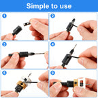 Countersink Drill Bit Set – 4 Sizes, Adjustable Depth Stop Countersink Drill Set Richie's