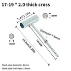 2-in-1 Spark Plug Socket Wrench – High Carbon Steel Spanner Socket Wrench Tool Richie's 171920
