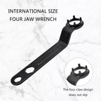 Angle Grinder 4-Claw Spanner Wrench – Flange Removal Tool Angle Grinder Wrench Richie's