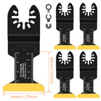 Titanium Coated Oscillating Multitool Saw Blades 5/6Pcs Oscillating Saw Blades Richie's 44mm 5pcs