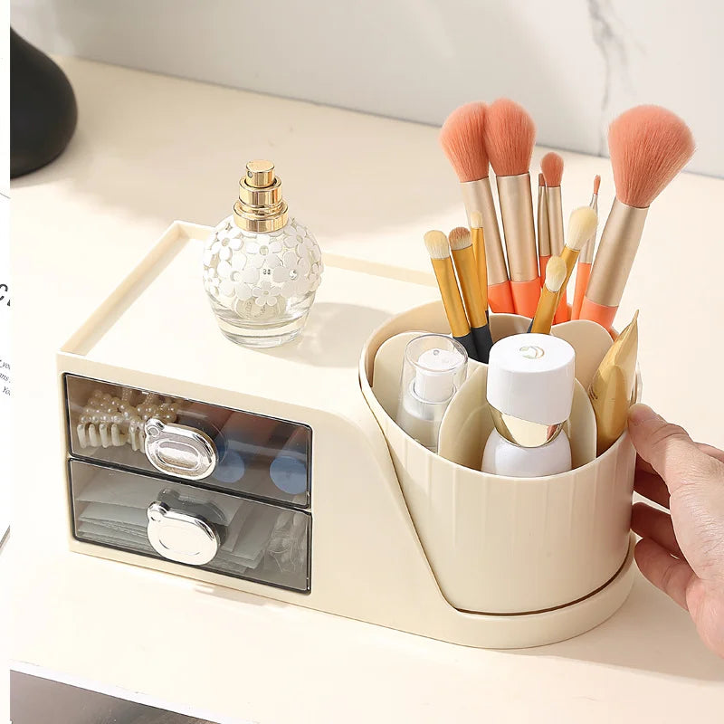 Makeup Organizer Desktop Drawer Storage Box & Skincare Shelf Makeup Organizer Richie's