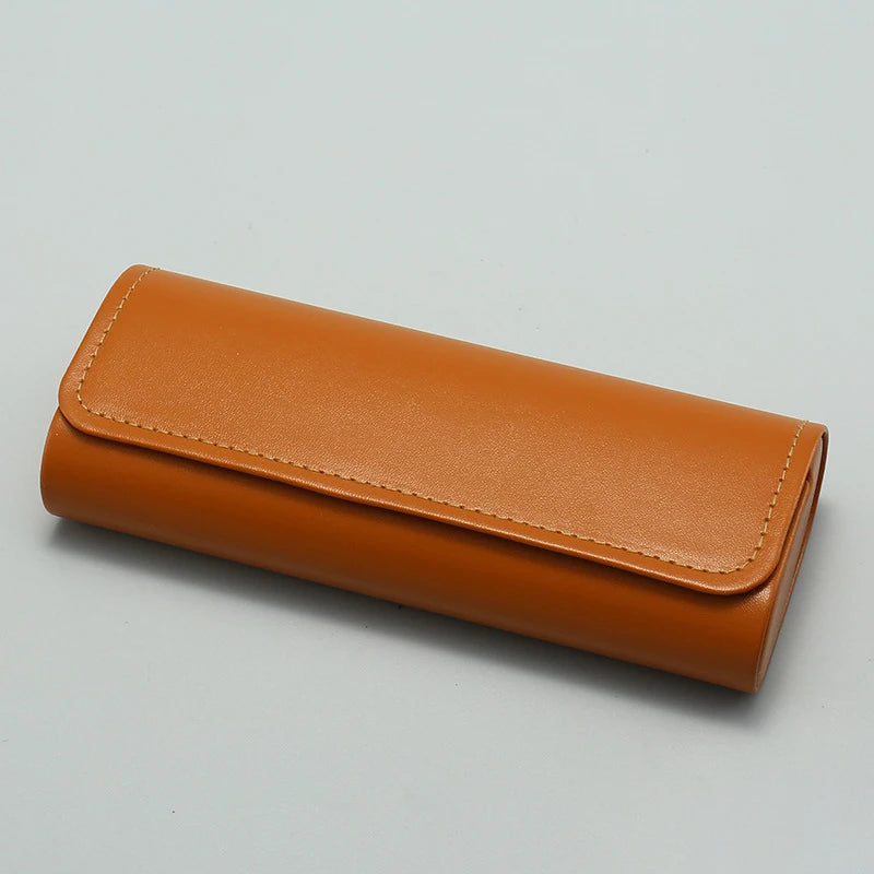 PU Leather Glasses Case – Portable Sunglasses Storage Box Eyeglasses Case Richie's Dark brown