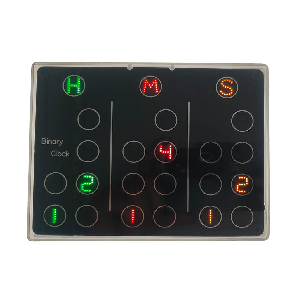 YBN-20 Binary Clock DIY Kit USB 5V Multi-Color LEDs STEM Project DIY Electronics Kit Richie's