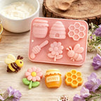 Bee Theme Silicone Baking Mold – 6 Cavity Non-Stick Chocolate Silicone Baking Mold Richie's