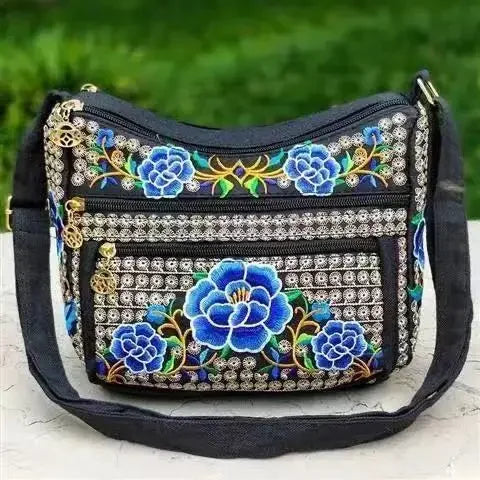 Yunnan Ethnic Embroidered Crossbody Shoulder Bag for Women Embroidered Crossbody Bag Richie's style11