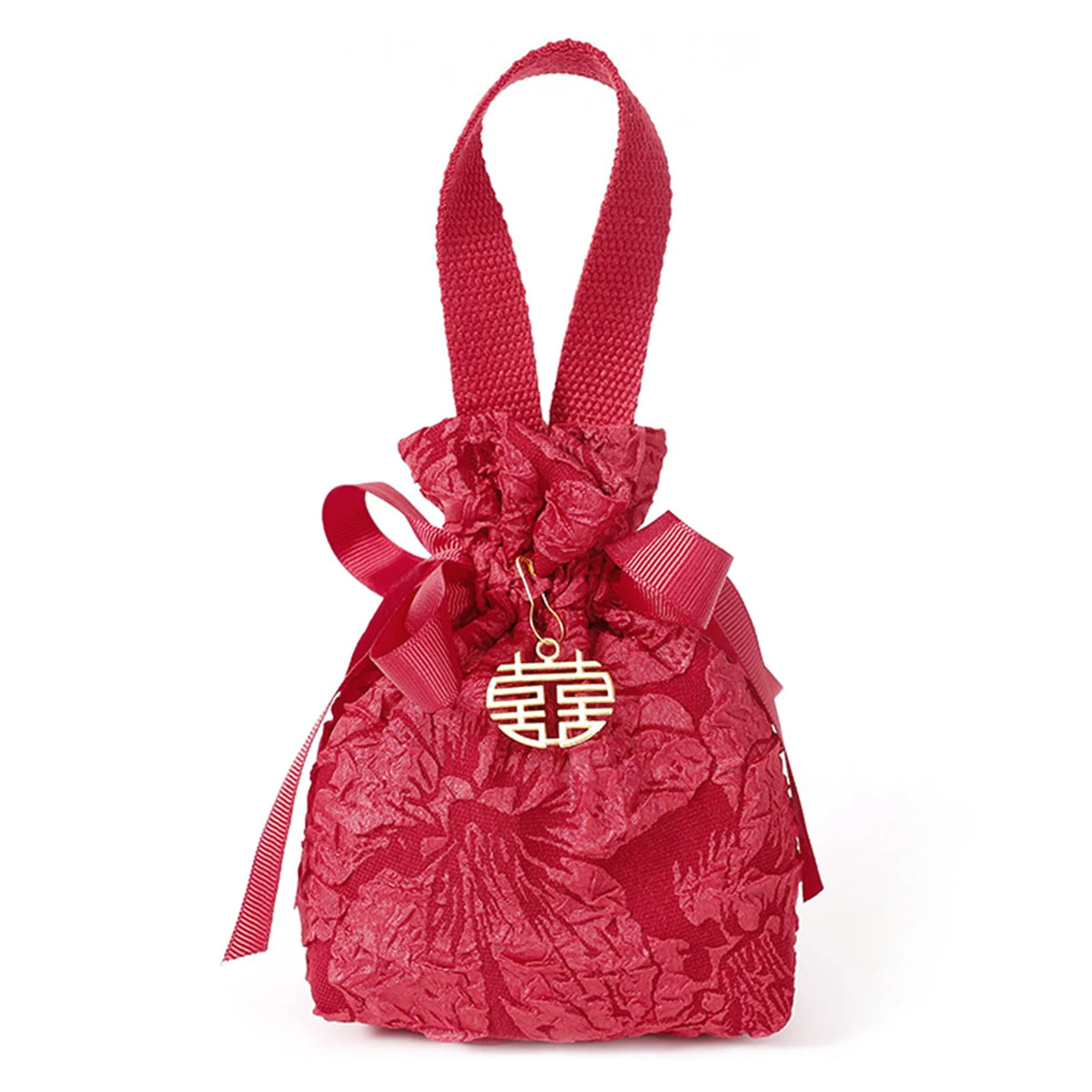 Christmas Candy Gift Bag – Fabric Drawstring Party Favor Bag Gift Favor Bag Richie's Red