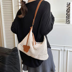 Women's Woven Straw Crossbody Bag – Summer Beach Shoulder Purse Woven Crossbody Bag Richie's