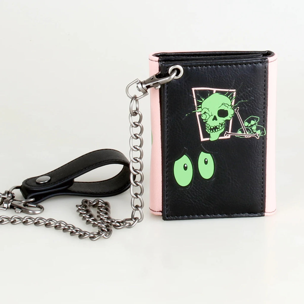 Anime Trifold Luminous Chain Wallet – Unisex Card Holder Trifold Wallet Richie's A4061