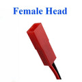 10Pcs 2-Pin JST Plug Connector Male Female Wire 10–30cm JST Wire Connector Richie's Female Head 300mm