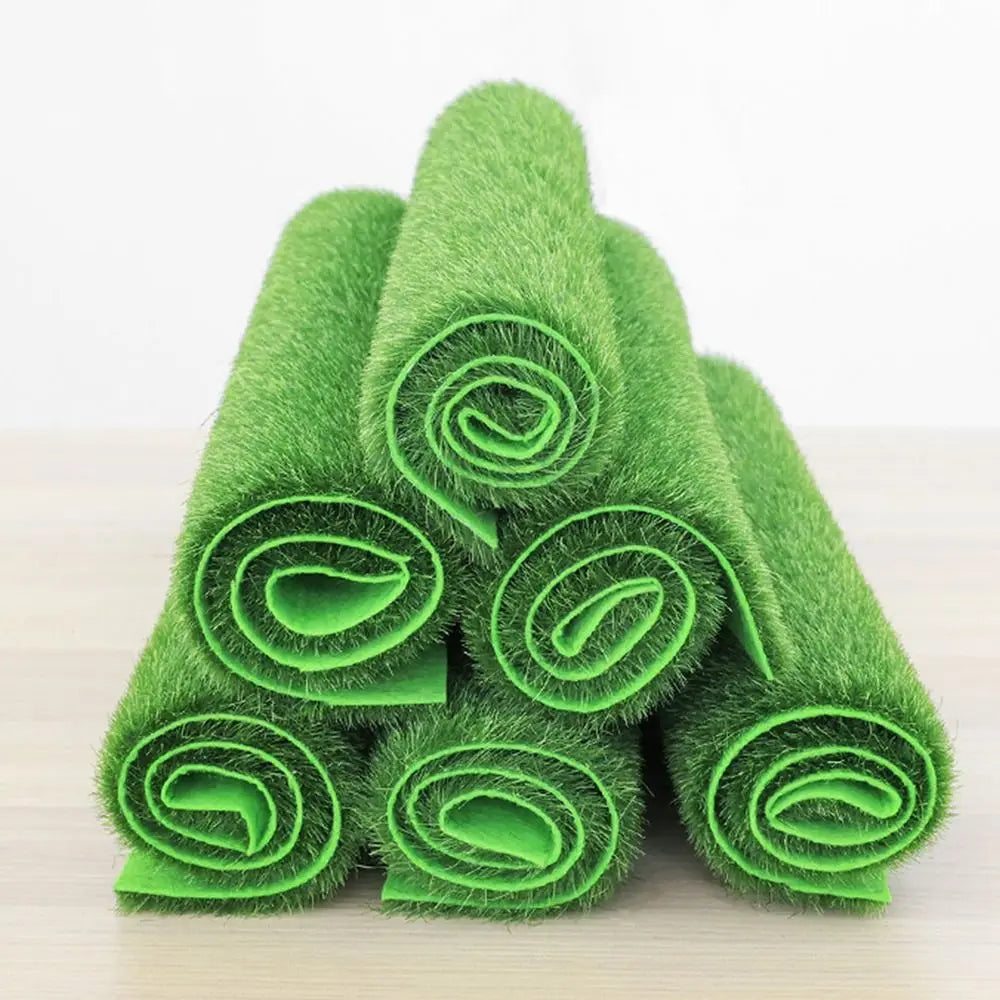 Washable Artificial Grass Mat – DIY Micro Landscape Turf Artificial Grass Mat Richie's
