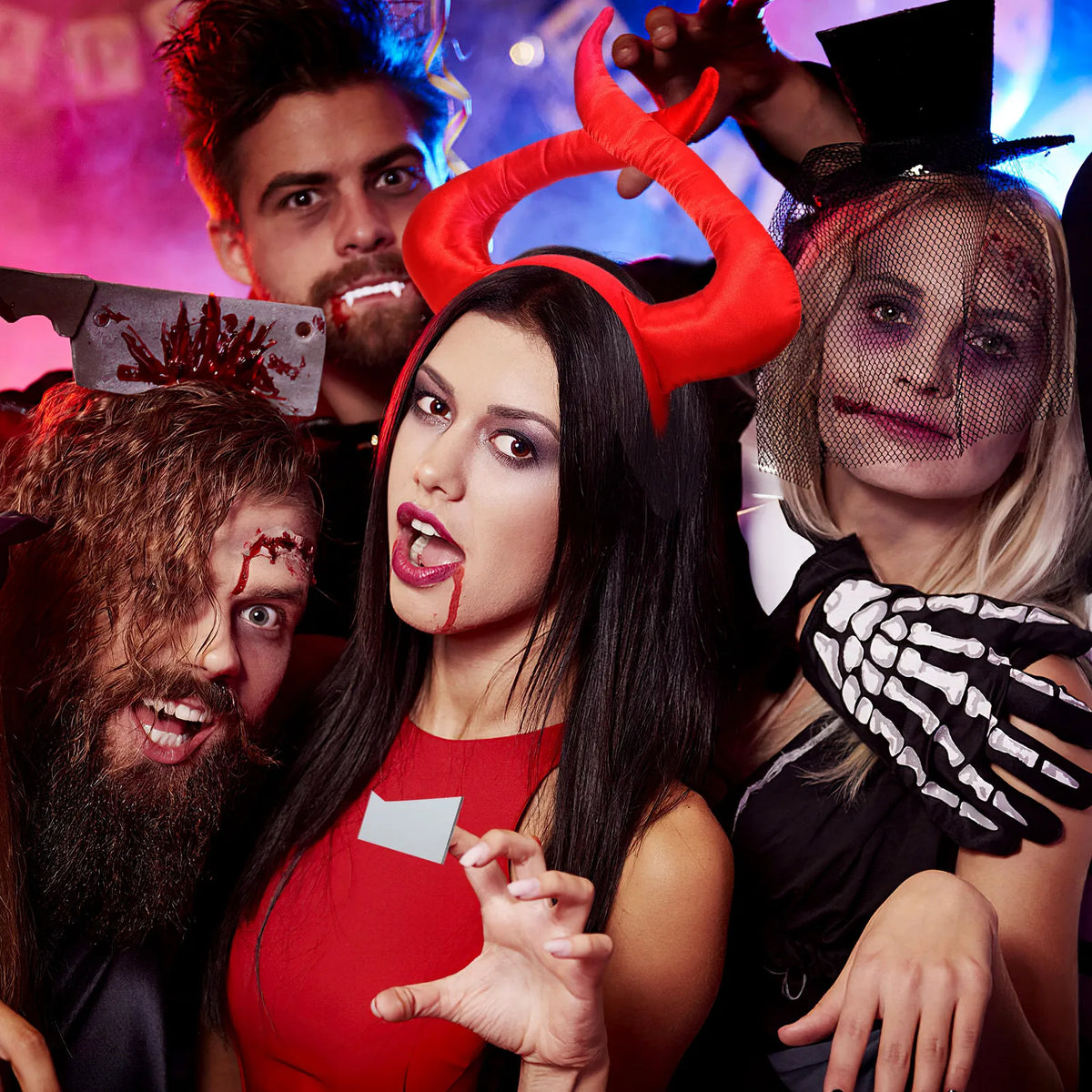 Devil Horn Headband Halloween Cosplay Party Costume Hairband Costume Headband Richie's
