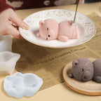 3D Sleeping Bear Silicone Cake Mold – Mousse & Ice Cream DIY Silicone Cake Mold Richie's 1pcs