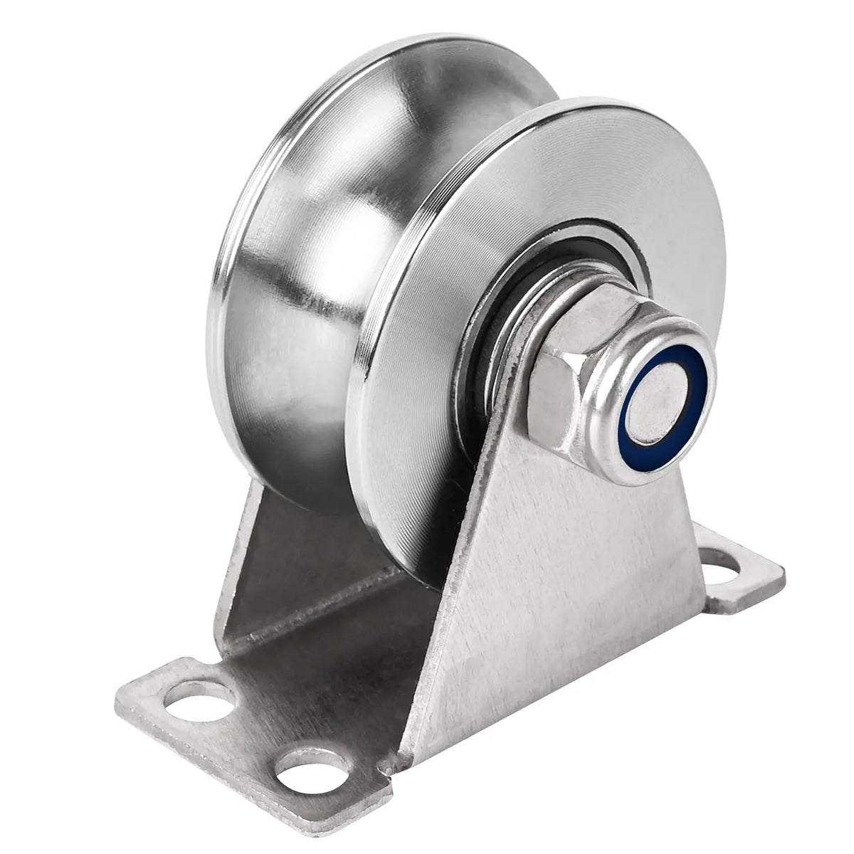 Wall Mounted Stainless Steel U-Type Groove Pulley Wheel – 1 Pack Pulley Block Roller Richie's 16mm U type