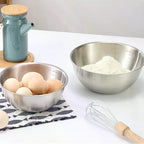 Stainless Steel Mixing Bowl Set with Scale | Kitchen Essentials Mixing Bowl Set Richie's