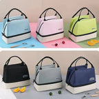 Insulated Lunch Bag with Pocket – Reusable Cooler Tote Insulated Lunch Bag Richie's