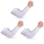 10 Pairs UV Arm Sleeves – Breathable Sun Protection for Outdoors UV Arm Sleeves Richie's White 10 Paris One Size