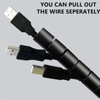 2M Flexible Spiral Cable Wire Protector & Cord Organizer Cable Wire Organizer Richie's