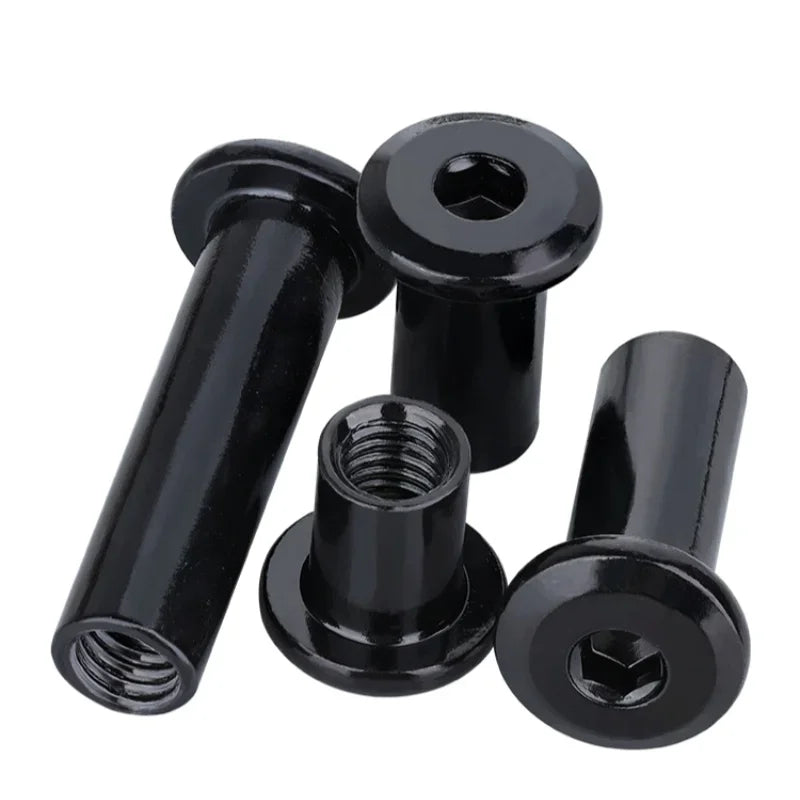 M2–M6 Black 304 Stainless Hex Socket Flat Head Cap Nuts Stainless Cap Nut Richie's