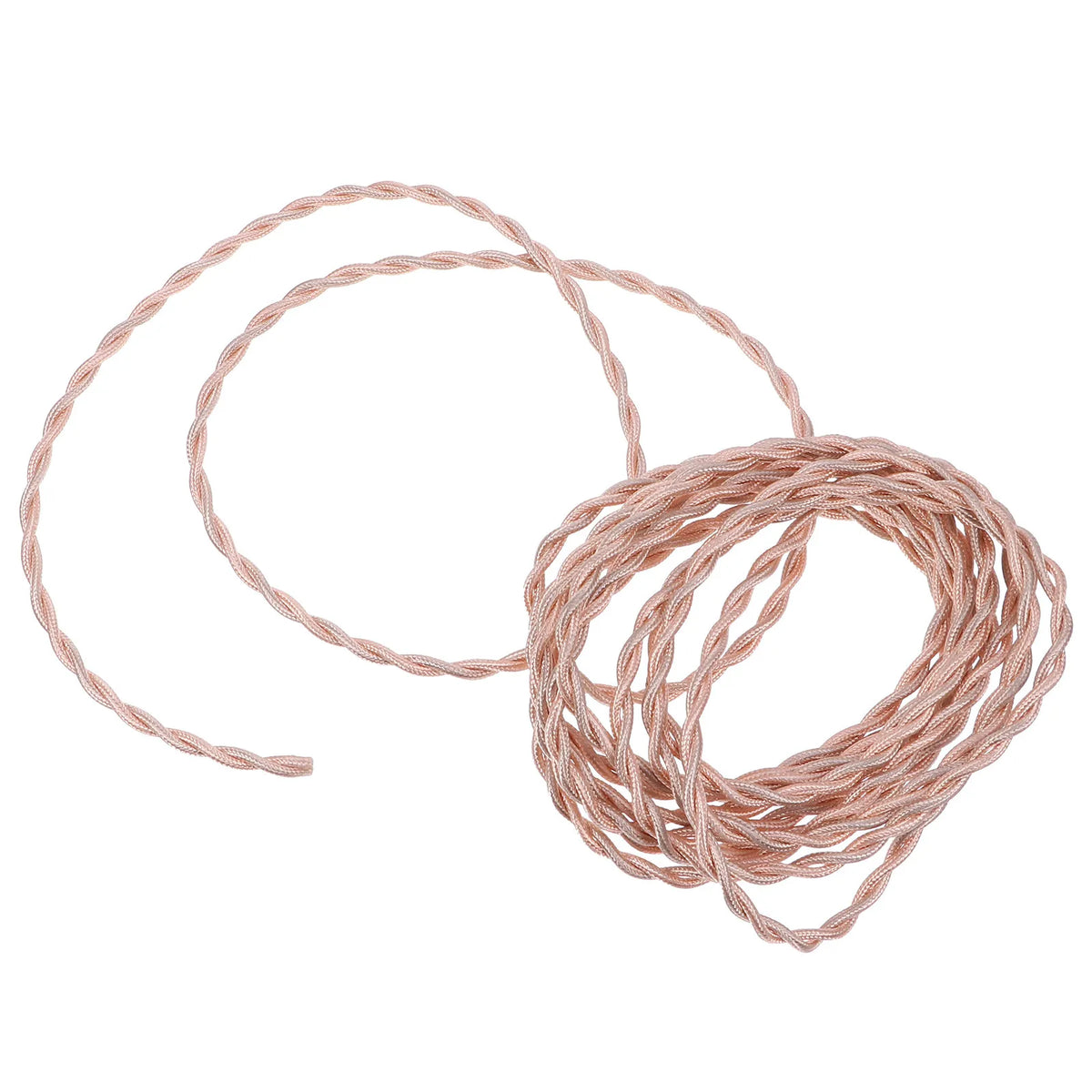 Fabric Cloth Covered Twisted Copper Lamp Wire 5m – Vintage Cord Fabric Lamp Cord Richie's