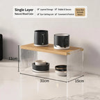 Acrylic Cup Storage Rack – Dust-Proof Tabletop Display Shelf Cup Storage Rack Richie's Type A-1 Layer