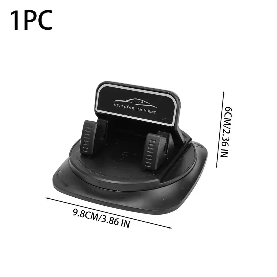 360° Car Dashboard Phone Mount | Universal Anti-Slip Holder Car Phone Mount Richie's Black
