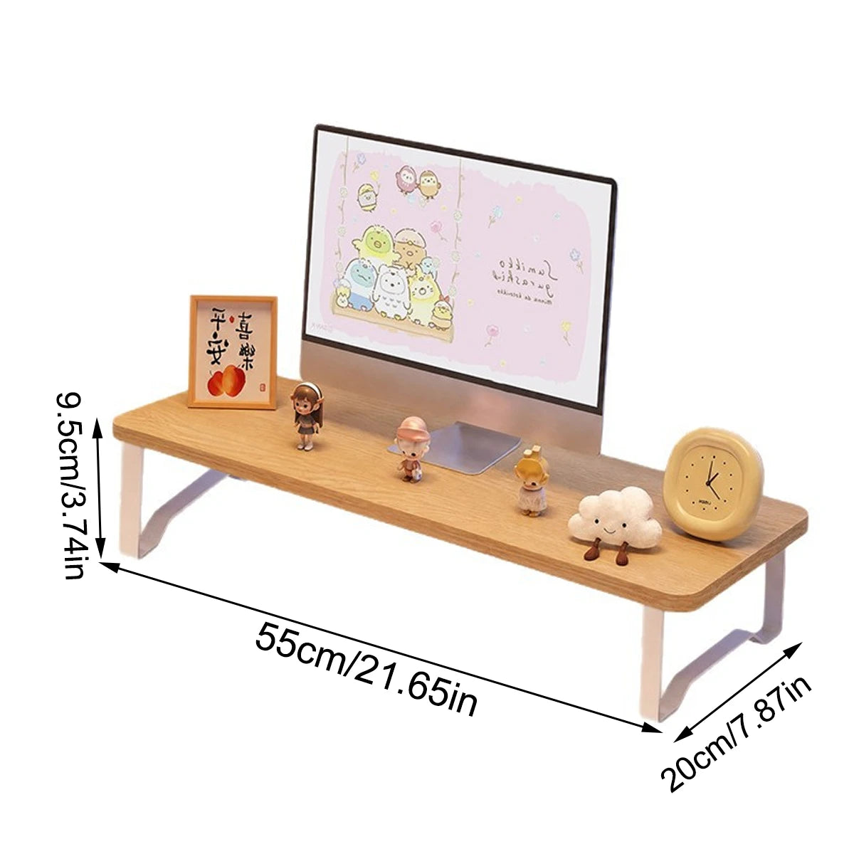 Monitor Riser with Keyboard Organizer & Desktop Storage Shelf Monitor Riser Stand Richie's