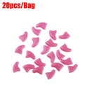 Silicone Cat Nail Caps – Soft Colorful Claw Covers 20 Pack Cat Nail Caps Richie's pink
