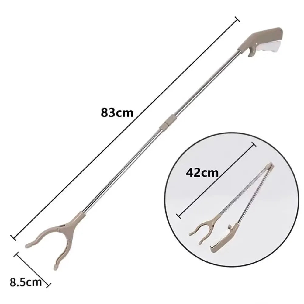 Foldable Long Reach Grabber – Stainless Steel Pickup Claw Reach Grabber Tool Richie's