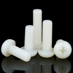 Nylon Phillips Pan Head Screws M2–M8 White & Black | 4–60mm Nylon Machine Screws Richie's